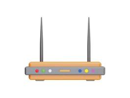 Internet Router 3d vector icon cartoon minimal style