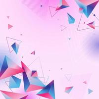 Colorful Abstract Triangular Background vector