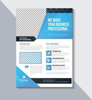 Modern Business Flyer Design, Corporate Flyer Template, Brochure Design, Marketing, Pro Vector