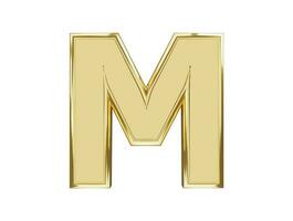 3d golden alphabet text effect vector