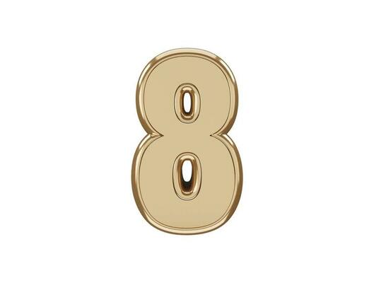 Number letter text effect vector illustration