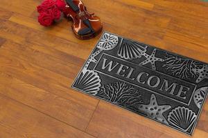 Designer Welcome Entry Doormat photo