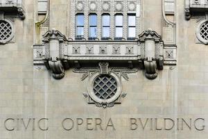 edificio de la ópera cívica - chicago, 2022 foto