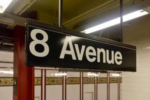 Eighth Avenue Subway Station - New York City, 2022 photo