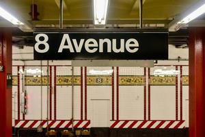 Eighth Avenue Subway Station - New York City, 2022 photo