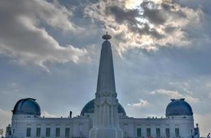 Astronomer's monument at the Griffith Observatory in Los Angeles, California, 2022 photo