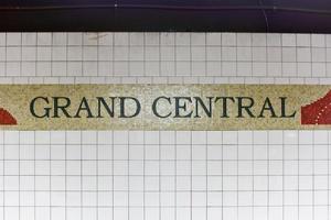 New York City - October 14, 2017 -  42 St - Grand Central Subway Station in New York City. photo