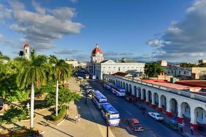 Cienfuegos, Cuba - January 11, 2017 -  Governor's Palace along the Plaza de Armas in Cienfuegos, Cuba. photo