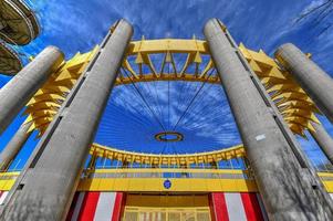 Flushing, New York - Apr 21, 2018 -  The Tent of Tomorrow in the New York State Pavilion photo