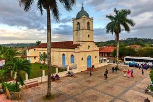 Vinales, Cuba - January 9, 2017 -  Sacred Heart of Jesus Church in Vinales, Cuba. photo