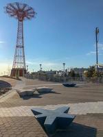 The Parachute Jump, an abandoned historic landmark from Brooklyn's Coney Island, 2022 photo