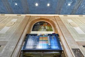 Newark, New Jersey - Sept 21, 2019 -  Historic waiting room in Newark Penn Station in Newark, New Jersey. photo