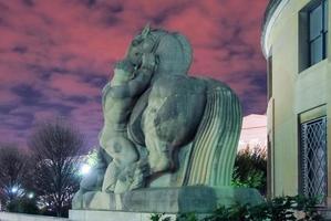 Federal Trade Commission office in Washington, DC at night, 2022 photo