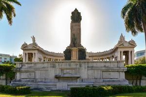 Jose Miguel Gomez monument in Avenue of the Presidents. He was a Cuban who was one of the leaders of the rebel forces in the Cuban War of Independence and President of Cuba, 2022 photo