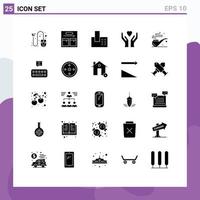 25 Creative Icons Modern Signs and Symbols of keyboard smoke call pipe hands Editable Vector Design Elements