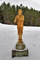 sitio histórico nacional de saint-gaudens en new hampshire en invierno, 2020 foto