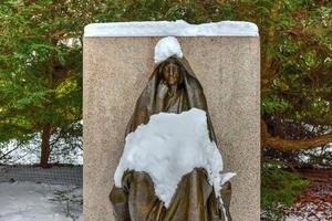 The Mystery of the Hereafter by Saint-Gaudens in Saint-Gaudens National Historic Site in New Hampshire, 2022 photo