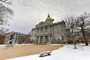 casa del estado de new hampshire, concord, new hampshire, estados unidos. La casa estatal de New Hampshire es la casa estatal más antigua del país, construida entre 1816 y 1819. foto