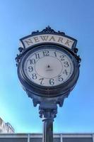 The Canterbury City Clock in Downtown Newark, New Jersey. photo