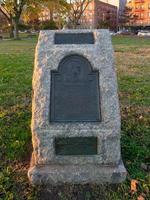 theodore roosevelt memorial por veteranos de guerra españoles unidos en asser levy park en brooklyn, nueva york foto