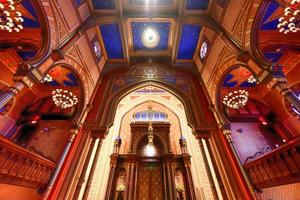 New York City - Oct 11, 2017 -  Central Synagogue in Midtown Manhattan, New York City. It was built in 1870-72 and was designed by Henry Fernbach in the Moorish Revival style. photo