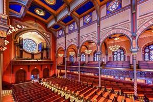 New York City - Oct 11, 2017 -  Central Synagogue in Midtown Manhattan, New York City. It was built in 1870-72 and was designed by Henry Fernbach in the Moorish Revival style. photo