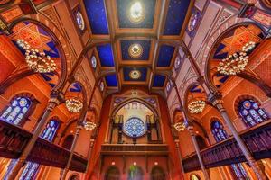 New York City - Oct 11, 2017 -  Central Synagogue in Midtown Manhattan, New York City. It was built in 1870-72 and was designed by Henry Fernbach in the Moorish Revival style. photo