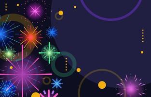Fireworks Party Background vector