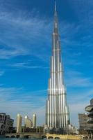 dubai, emiratos árabes unidos - 24 de noviembre de 2012 - el burj khalifa la torre más alta del mundo en dubai, emiratos árabes unidos foto