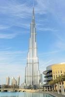 dubai, emiratos árabes unidos - 24 de noviembre de 2012 - el burj khalifa la torre más alta del mundo en dubai, emiratos árabes unidos foto