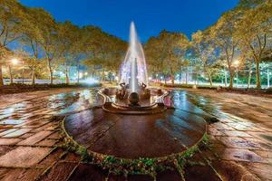 Bailey Fountain is a 19th century outdoor sculpture in New York City Grand Army Plaza, Brooklyn, New York, United States. photo