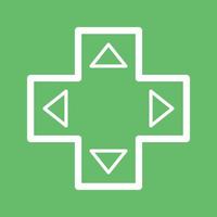 Direction Keys Line Color Background Icon vector