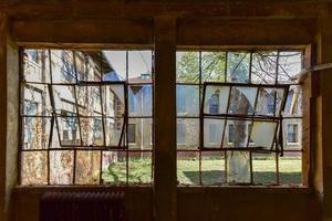 The abandoned Ellis Island Immigrant Hospital. It was the United States first public health hospital, opened in 1902 and operating as a hospital until 1930. photo