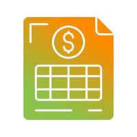 Invoice Vector Icon