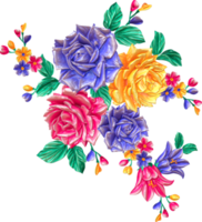 digitale dipinto ad olio floreale modello, glitter fiore disegno, rilievo fiore modello, lucido fiore pittura, tessile fiore materiale, fiore illustrazione, decorativo fiore design png