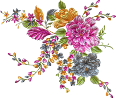 abstrakter metallischer Blumendesignhintergrund, digitale Blumenmalerei, florales Textildesignmaterial, Blumenillustration, Hochzeitsblumenmuster, PNG-Blumenbilder, transparentes dekoratives Blumendesign png