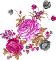 fundo de design de flor metálica abstrata, pintura digital de flores, material de design têxtil floral, ilustração de flor, padrão de flor de casamento, imagens de flores png, design floral decorativo transparente png