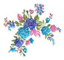 Ossy Flower Paidigital ölgemaltes Blumenmuster, Glitzerblumendesign, geprägtes Blumenmuster, Glanz, textiles Blumenmaterial png