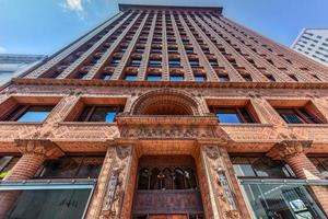 Buffalo, Nueva York - 8 de mayo de 2016 - The Guaranty Building, ahora edificio prudencial, un rascacielos histórico en Buffalo, Nueva York, terminado en 1896 y diseñado por Louis Sullivan y Dankmar Adler. foto