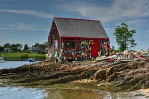 isla bailey en casco bay, maine. foto