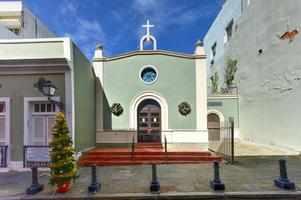iglesia presbiteriana de san juan en el viejo san juan, puerto rico. foto