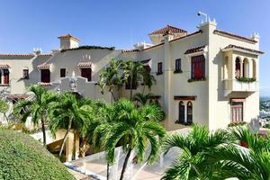 Castillo Serralles is a mansion located in the city of Ponce, Puerto Rico, overlooking the downtown area, 2022 photo