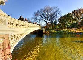 Bow Bridge, Central Park in Autumn photo