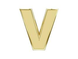 3d golden alphabet text effect vector