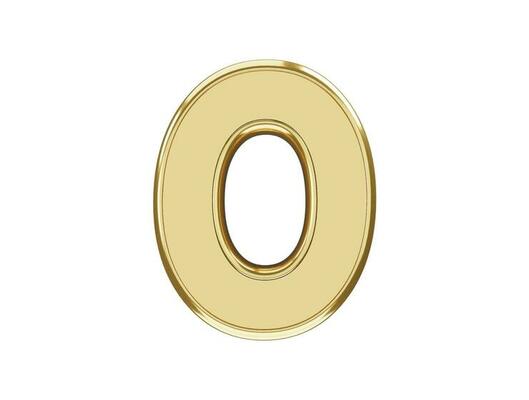 3d golden alphabet text effect