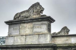 Szechenyi Chain Bridge - Budapest, Hungary photo