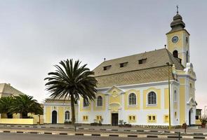 iglesia luterana evangélica alemana - swakopmund, namibia foto