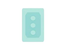 Dollar with 3d vector icon cartoon minimal style