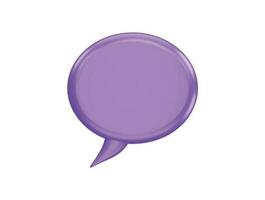 Chat with 3d vector icon cartoon minimal style