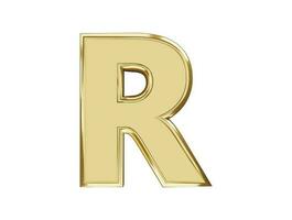 3d golden alphabet text effect vector